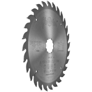 POWER PLUS 2 -WOOD- 190x30x2,7/1,6/44z GS15 - пила/диск со пластинами HM для