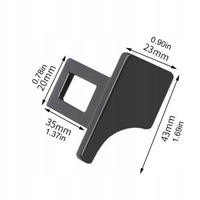 фото thumb №4, 2x заглушка ременів безпеки штекер zatyczk