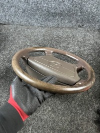 фото thumb №7, Mercedes w140 w124 руль подушка air bag бежевая