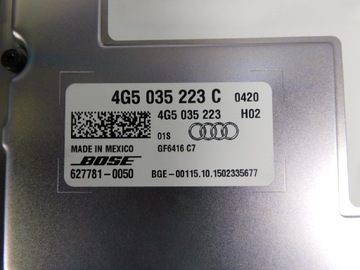 фото thumb №10, Audi a7 4g рестайлинг озвучивание bose усилитель комплект