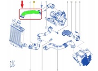 Купить Труба пабтрубок  шланг turbo интеркулер к renault dacia 1.3 tce 144607725r, фото thumb