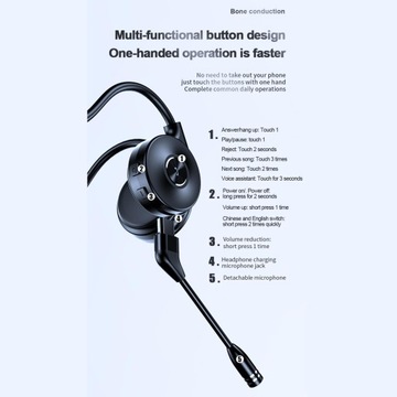 Наушники Open Ear Bluetooth 5.0, защищенные от пота, розовая упаковка 15x13x4,8 см