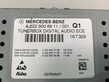 фото thumb №5, Mercedes glc w253 усилитель тюнер аудио a2229008911