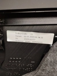 фото thumb №7, Audi a8 4n d5 боковина оббивка ліва перед шкіра алькантара