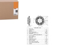 фото thumb №1, Nrf сцепление вязкостная mitsubishi l-200 2,5did 07-