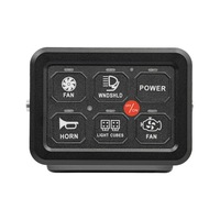 фото thumb №8, 6 gang універсальний панель перемикачів do автомобіля вантажівки łodzi utv suv 720w 9-30v dc