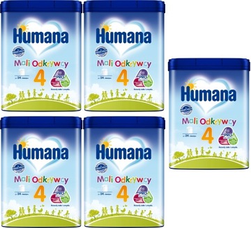 Humana 4 молоко следующее после 24 месяцев 650 г x5