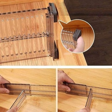4x ОРГАНАЙЗЕР РАЗДЕЛИТЕЛЬ ДЛЯ ВЫДВИЖНЫХ ШКАФОВ DURABLE PP