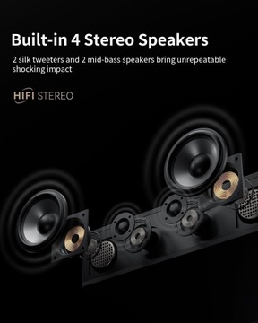 Виниловый проигрыватель Angles Horn Bluetooth HiFi с динамиками AT-3600L