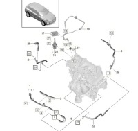 фото thumb №1, Wąż рідина охолоджуючої porsche macan 2.0 r4 95812105100