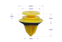 фото thumb №2, Клипса обивка крышки багажника mercedes ml w166