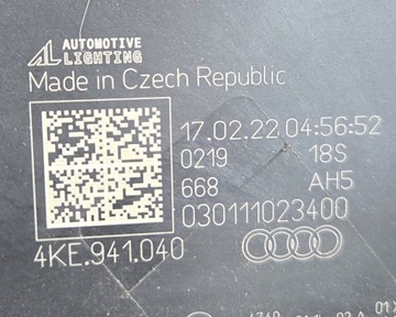 фото thumb №9, Audi e-tron q8 лампы фара перед 4ke941039 4ke941040 комплектные