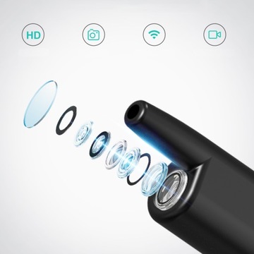 ОЧИСТКА УШЕЙ ПРИЛОЖЕНИЕ WiFi HD КАМЕРА