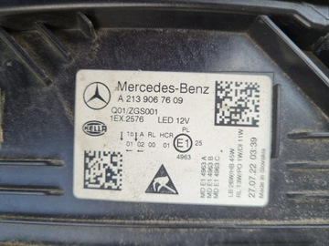 фото thumb №15, Mercedes e клас w213 рестайлінг лампи повний led performance 2139067509 2139067609