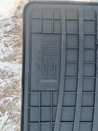 фото thumb №10, Mazda cx3 cx-3 мат обшивка багажника резиновый элемент 15-