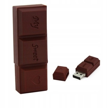 USB-НАКОПИТЕЛЬ БЫСТРАЯ ФЛЕШ-НАКОПИТЕЛЬ УЛЬТРА-ПАМЯТЬ ПОДВЕСКА ШОКОЛАДНЫЙ 64 ГБ