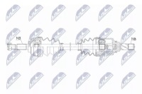 Привідний вал привідна перед ліва renault kangoo megane 2 2001-2012 Ціна, фото thumb