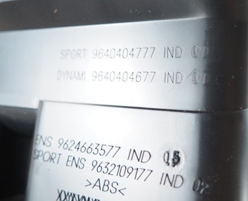 фото thumb №7, Peugeot 206 рестайлинг решётки воздуховод рамка средняя консоли 9643007277