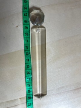 Stare kryształki szklane 11 cm