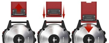 BORDOWY Silikonowy Pasek do Garmin Epix 2