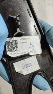 Dekor оздоблення двері перед сторона права alfa romeo stelvio 508038 Зі Шроту, фото thumb