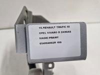 фото thumb №6, Renault trafic iii 3 vivaro b петля капота праві амортизатор 654004002r