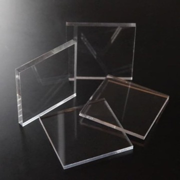 PLEXI PLEXA BEZBARWNA pleksi na klosze oświetleniowe 24x24cm 2mm szyba