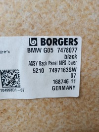 фото thumb №13, Сиденья диван обшивки туннель bmw x5m g05 f95