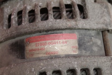 фото thumb №5, Генератор 270600g01184 toyota avensis t25 2.2 d-4d 148 km 02-06