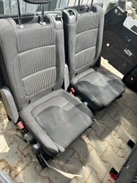 Sharan 7n рестайлинг  сиденья 7 человек 3 ряд обивка ремни комплект подогрев с Разборки, фото thumb