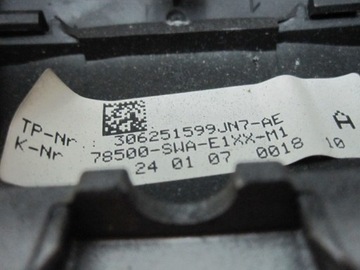 фото thumb №13, Honda cr-v iii 07r руль кожаный 3061536 78500-swa-e1xx-m1