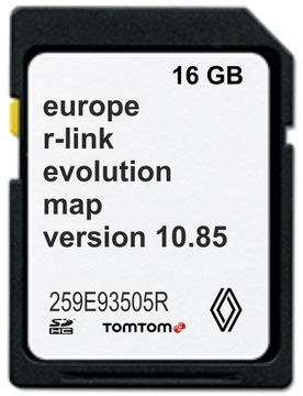 КАРТА RLINK CARD RENAULT 2024/2025 Koleos Laguna Megane Traffic Espace EU
