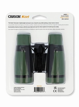 Lornetka dziecięca Carson Hawk 30 mm Field Binoculars for Kids