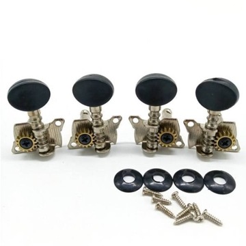 Jeremi KUS120 колки для укулеле 2+2 черные головки
