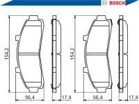 фото thumb №10, Bosch гальмівні колодки гальмівні ford перед explorer 986 424 656