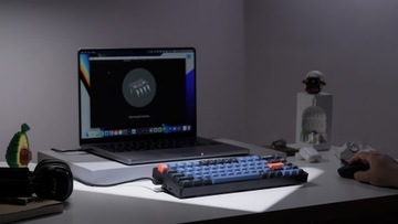 Беспроводная механическая клавиатура со светодиодной подсветкой KEYCHRON K6 Pro K6P-G1, красный переключатель