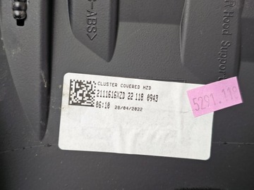 фото thumb №7, Козырёк защита спидометра консоли citroen c5 aircross 9817216577 кожа нитка