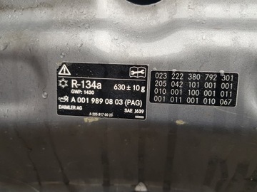 MASKA POKRYWA SILNIKA MERCEDES-BENZ A205 W205 14 15 16 17 ORYGINAŁ OE OEM