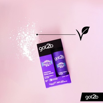 GOT2B Puder dodający objętość do włosów 2x10g