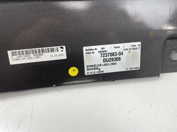 фото thumb №7, Планка порогова bmw 5 f10 f11 7184773 ліва рестайлінг