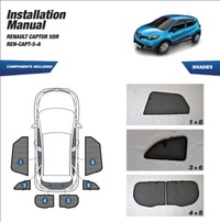 фото thumb №15, Шторки сонячна renault captur 13- захист шторка сонцезахисні