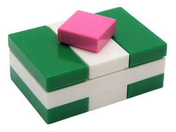 LEGO prezent Mikołaj zielony święta Boże narodzenie urodziny 3023 3069
