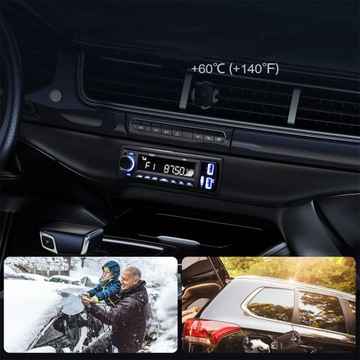 АВТОМОБИЛЬНОЕ РАДИО BLUETOOTH 1-DIN USB AUX MP3 МИКРОФОН ДИСТАНЦИОННЫЙ АККУМУЛЯТОР 64 ГБ