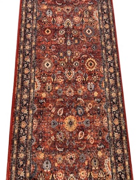CHODNIK ANTYPOŚLIZGOWY Bordo Drobne Kwiaty 80cm
