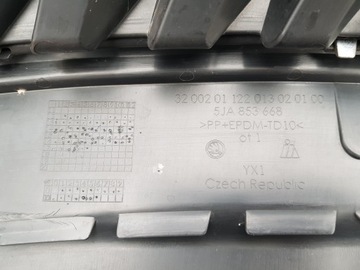 фото thumb №10, Skoda rapid 12- решётка решётка радиатора решётка бампера передней хром 5ja853668