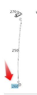 фото thumb №1, Кронштейн опоры капот mercedes w117 x156 w176