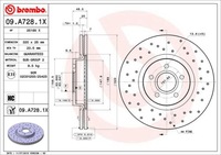 фото thumb №3, Тормозные диски тормозные колодки перед brembo volvo c70 ii kabriolet