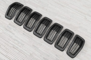 фото thumb №8, Jeep cherokee v kl 2014-2018 вкладиші решітка сірий 68303626aa
