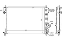 фото thumb №1, Nissens радіатор двигуна chevrolet aveo / kalos 1