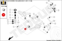 фото thumb №11, Сайлентблок важеля задня tedgum ted71380